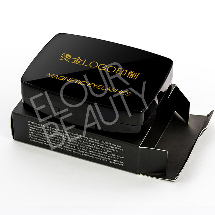 3D magnetic lashes with acrylic private label box wholesale EA90